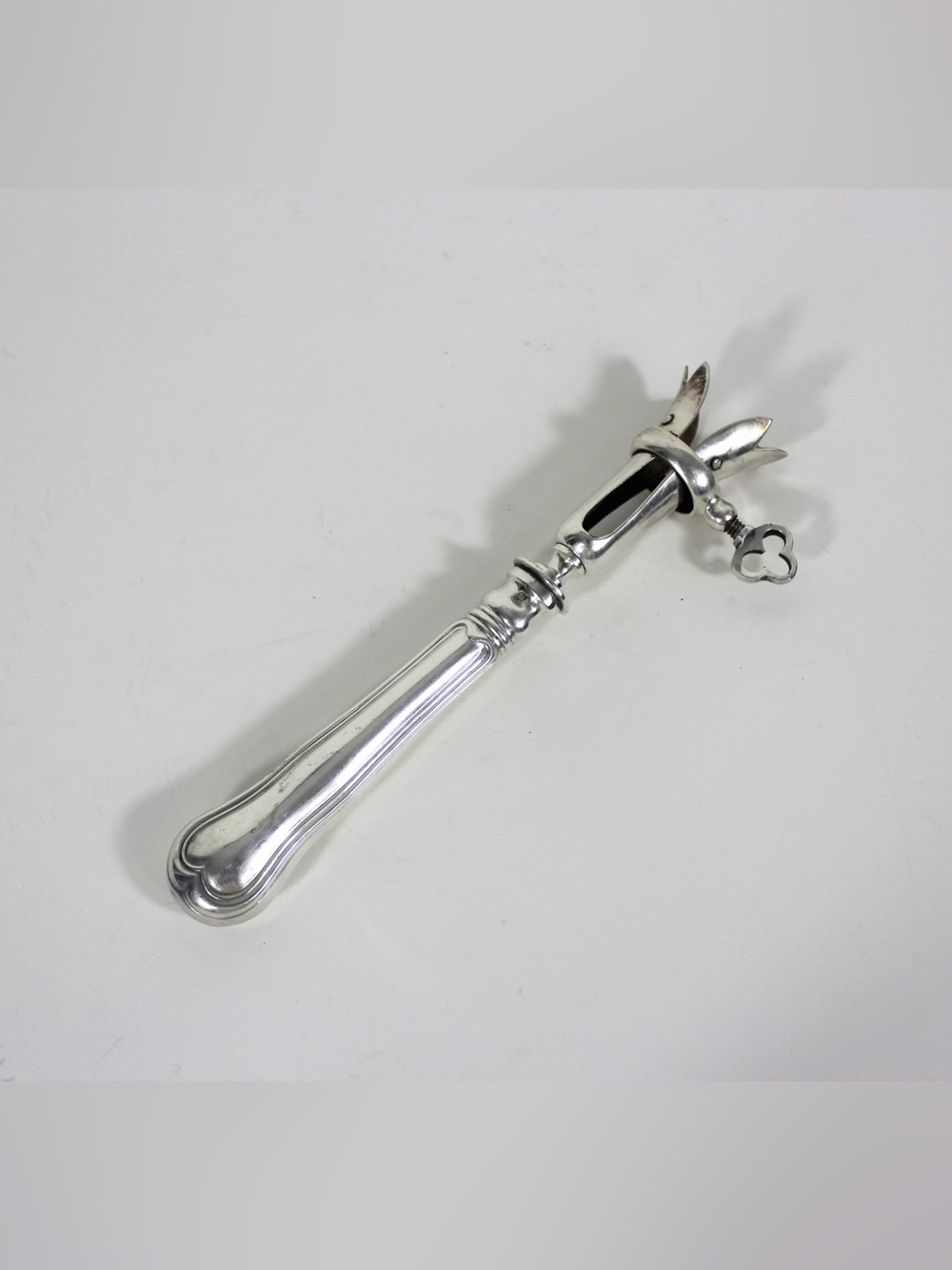 Antique Silver Manche à Gigot (or bone holder) Orfèvrerie Ercuis French Kitchen